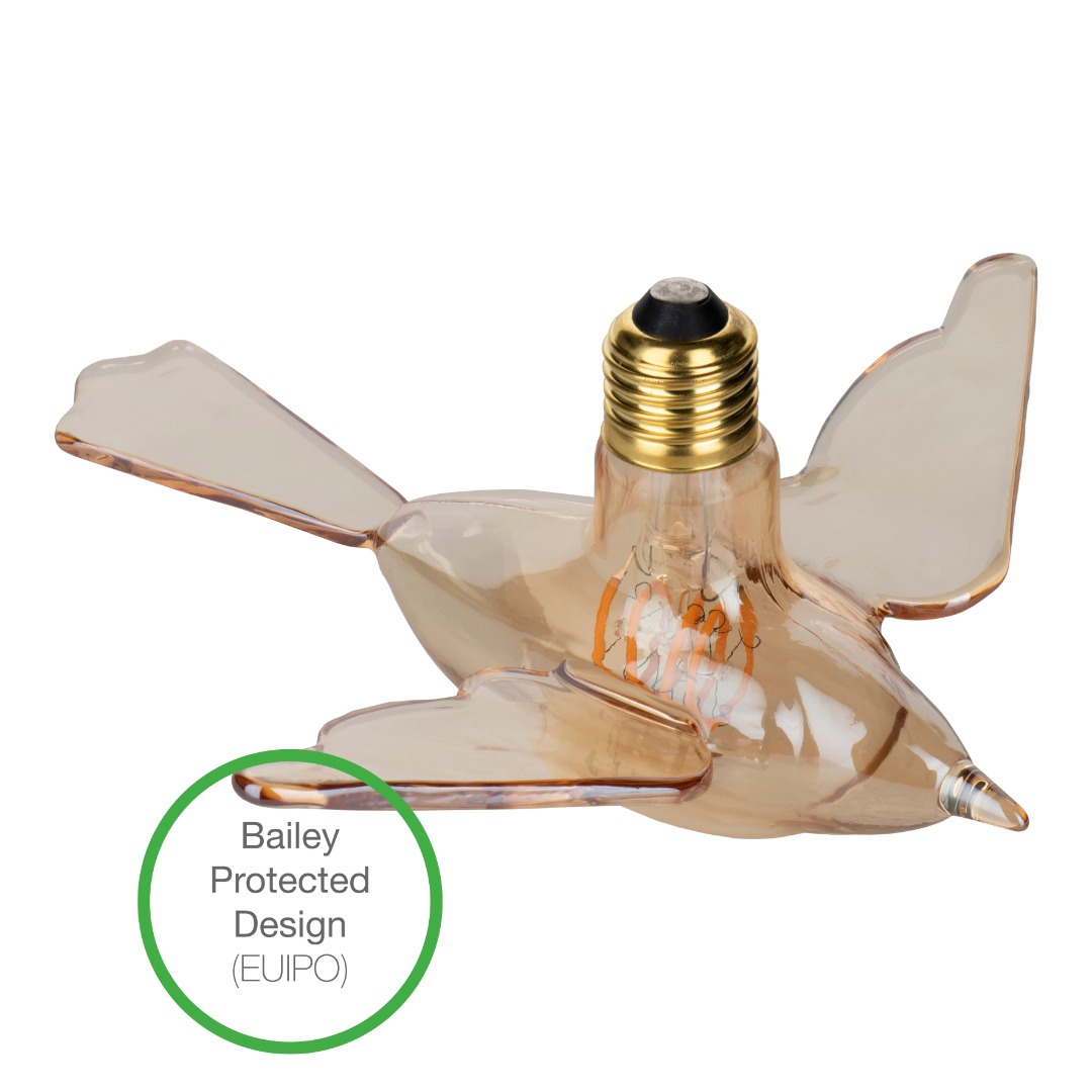 Bailey shapes vogel lamp 4 Watt - Speciale Led - feestverlichtinggigant